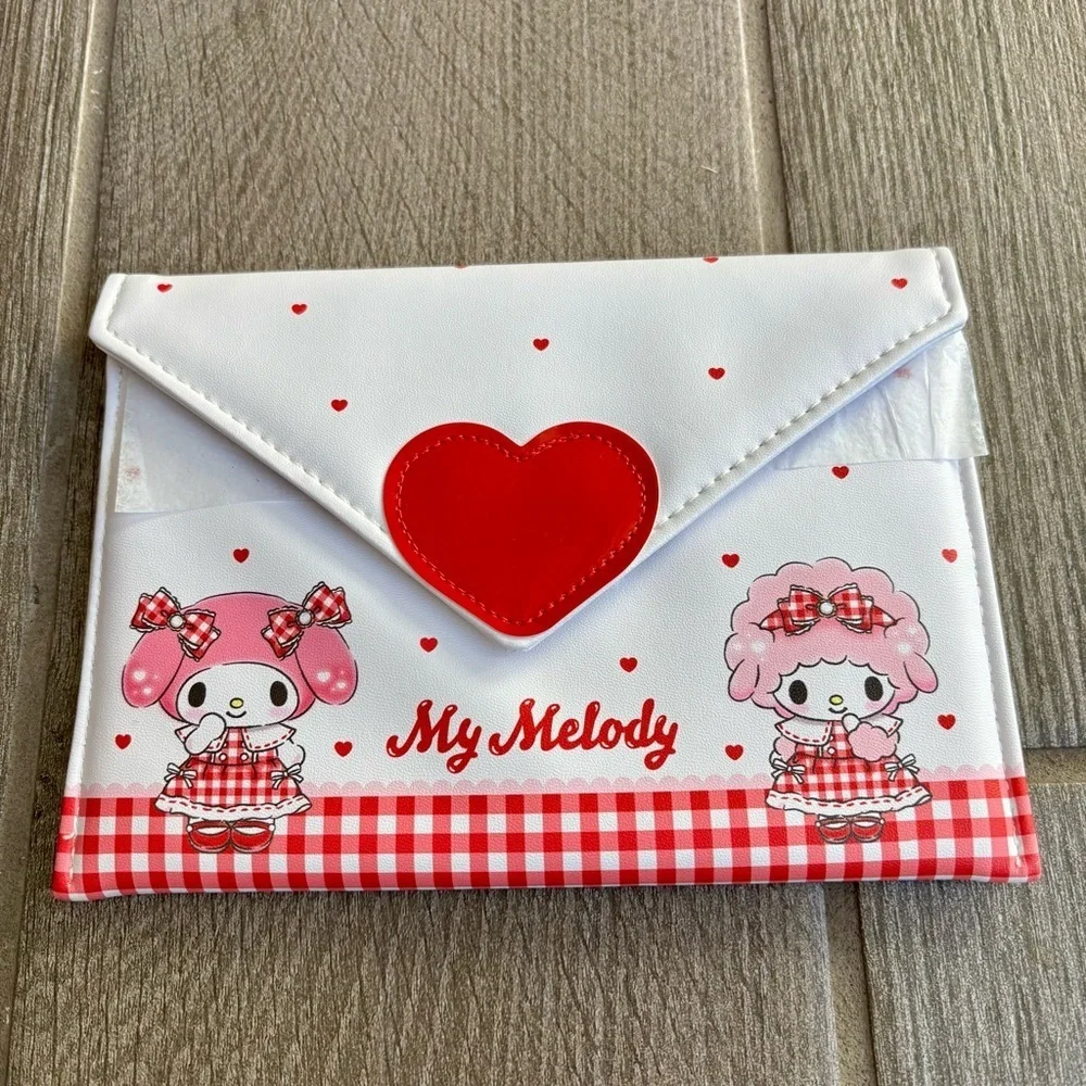 Sanrio My Melody White and Red Cosmetic/Accesory/Novelty Bag